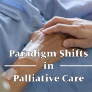 Holding hands in palliative care